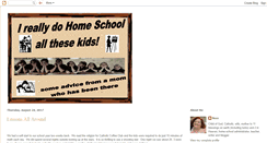 Desktop Screenshot of myhomeschoolthoughts.blogspot.com