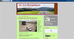 Desktop Screenshot of 4x4-miningvehicle.blogspot.com