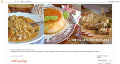 Desktop Screenshot of cocinasinproblemas.blogspot.com