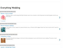 Tablet Screenshot of myeverythingwedding.blogspot.com