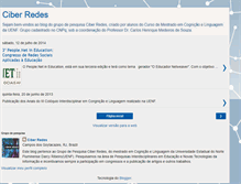 Tablet Screenshot of ciberredes.blogspot.com