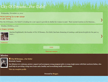 Tablet Screenshot of cityofdreams-forgirls.blogspot.com