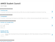 Tablet Screenshot of amkss-studentcouncil.blogspot.com