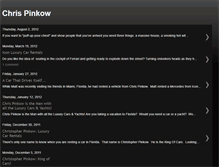 Tablet Screenshot of chrispinkow.blogspot.com