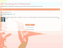 Tablet Screenshot of diyswimmingpoolmaintenance.blogspot.com