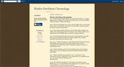 Desktop Screenshot of harley-chronology.blogspot.com