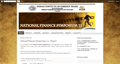 Desktop Screenshot of iift-nationalfinancesymposium2011.blogspot.com