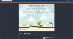 Desktop Screenshot of cute-car-accessories.blogspot.com