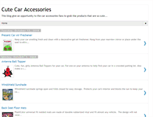 Tablet Screenshot of cute-car-accessories.blogspot.com