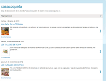 Tablet Screenshot of casacoqueta.blogspot.com