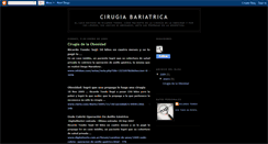 Desktop Screenshot of cirugiabariatrica.blogspot.com