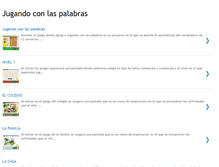 Tablet Screenshot of jugandopalabras.blogspot.com