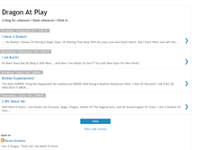 Tablet Screenshot of dragonatplay.blogspot.com
