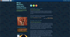 Desktop Screenshot of mergemissions.blogspot.com