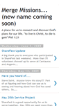 Mobile Screenshot of mergemissions.blogspot.com