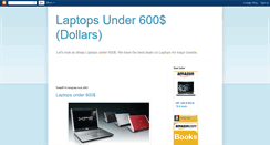 Desktop Screenshot of laptopsunder600.blogspot.com