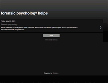 Tablet Screenshot of forensic-psychology-help.blogspot.com