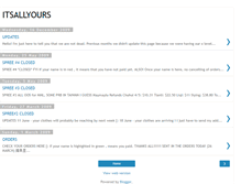 Tablet Screenshot of itsallyourss.blogspot.com