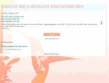 Tablet Screenshot of chuongnuoiheo.blogspot.com