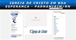 Desktop Screenshot of igrejadecristoicbe-parnamirim.blogspot.com