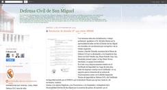 Desktop Screenshot of defensacivilsanmiguel.blogspot.com