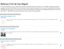 Tablet Screenshot of defensacivilsanmiguel.blogspot.com