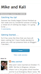 Mobile Screenshot of mikeandkali.blogspot.com