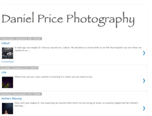 Tablet Screenshot of danielpricephotography.blogspot.com
