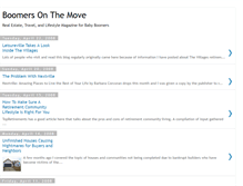 Tablet Screenshot of boomersonthemove.blogspot.com