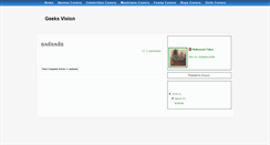 Desktop Screenshot of geeksvision.blogspot.com