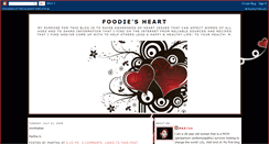 Desktop Screenshot of foodiesheart.blogspot.com