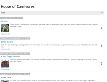 Tablet Screenshot of houseofcarnivores.blogspot.com