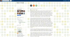 Desktop Screenshot of eeriedeals.blogspot.com