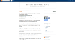 Desktop Screenshot of estafaencostarica.blogspot.com