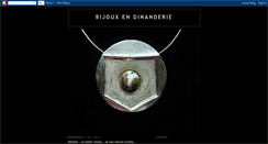 Desktop Screenshot of bijouxendinanderie.blogspot.com