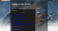 Desktop Screenshot of felicidadeemaguasdesaopedro.blogspot.com