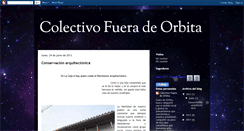 Desktop Screenshot of colectivofueradeorbita.blogspot.com