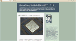 Desktop Screenshot of mauriceorcher.blogspot.com