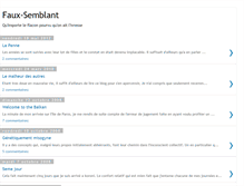 Tablet Screenshot of faux-semblant.blogspot.com
