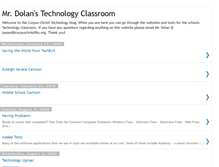 Tablet Screenshot of mrdolanstechnologyclassroom.blogspot.com