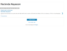 Tablet Screenshot of haciendamayascon.blogspot.com