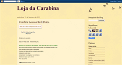 Desktop Screenshot of lojadacarabina.blogspot.com