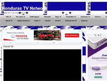 Tablet Screenshot of hondurastelevision.blogspot.com