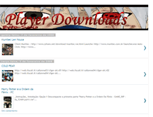 Tablet Screenshot of playerdownloads.blogspot.com