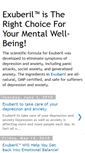 Mobile Screenshot of exuberilantianxietyrelief.blogspot.com