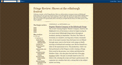 Desktop Screenshot of fringereview.blogspot.com