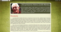 Desktop Screenshot of forohebertocastilloxalapa.blogspot.com