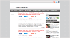 Desktop Screenshot of dindrirahmad.blogspot.com