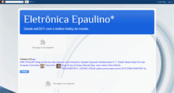 Desktop Screenshot of eletronicaepaulino.blogspot.com