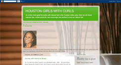 Desktop Screenshot of houstongirlswithcurls.blogspot.com